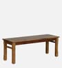 Patron Sheesham Wood Bench In Rustic Teak Finish