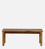 Patron Sheesham Wood Bench In Rustic Teak Finish