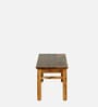 Patron Sheesham Wood Bench In Rustic Teak Finish