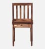 Patron Sheesham Wood Dining Chair In Rustic Teak Finish (Set Of 2)