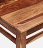 Patron Sheesham Wood Dining Chair In Rustic Teak Finish (Set Of 2)