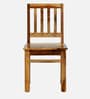 Patron Sheesham Wood Dining Chairs In Rustic Teak Finish (Set Of 2)
