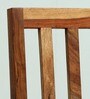 Patron Sheesham Wood Dining Chairs In Rustic Teak Finish (Set Of 2)