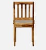 Patron Sheesham Wood Dining Chairs In Rustic Teak Finish (Set Of 2)