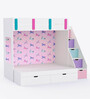 Pattern Dreams Bunk Bed in White Colour