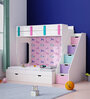 Pattern Dreams Bunk Bed in White Colour