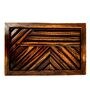 Pattern Wooden Wall Art Wooden Wall Art In Walnut Brown