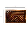 Pattern Wooden Wall Art Wooden Wall Art In Walnut Brown