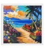 Paula Beach Handmade Acrylic Paint On Canvas Unframed