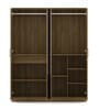 Paula Bed Side Table In Natural Teak Finish
