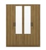 Paula Bed Side Table In Natural Teak Finish