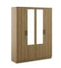 Paula Bed Side Table In Natural Teak Finish