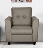 Paula Single Seater Sofa in Dark Brown Colour