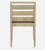 Paulina Solid Wood Arm Chair In Gold Wash Finish