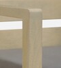 Paulina Solid Wood Arm Chair In Gold Wash Finish