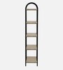 Paulina Solid Wood Book Shelf In Gold Wash Finish