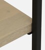 Paulina Solid Wood Book Shelf In Gold Wash Finish