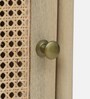 Paulina Solid Wood Bookcase In Gold Wash Finish
