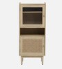 Paulina Solid Wood Bookcase In Gold Wash Finish