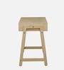 Paulina Solid Wood Writing Table Table In Gold Wash Finish