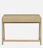 Paulina Solid Wood Writing Table Table In Gold Wash Finish
