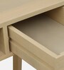 Paulina Solid Wood Writing Table Table In Gold Wash Finish