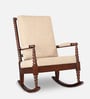 Pauline Rocking Chair in Walnut Colour
