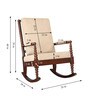 Pauline Rocking Chair in Walnut Colour