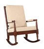 Pauline Rocking Chair in Walnut Colour