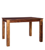 Paulo Four Seater Dining Table in Teak Colour