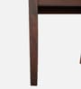 Pause Solid Wood Dining Chair In Mahogany Colour