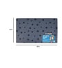Paw Stripe Grey & Black Fabric Pet Placemat