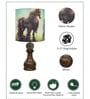 Pawn Horse Chess Rustic Wooden Base Bedside Night Lamp