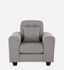Payton 1 Seater Sofa In Grey Colour With Matte Finish Payton 1 Seater Sofa In Grey Colour With Matte Finish