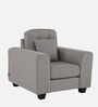Payton 1 Seater Sofa In Grey Colour With Matte Finish Payton 1 Seater Sofa In Grey Colour With Matte Finish