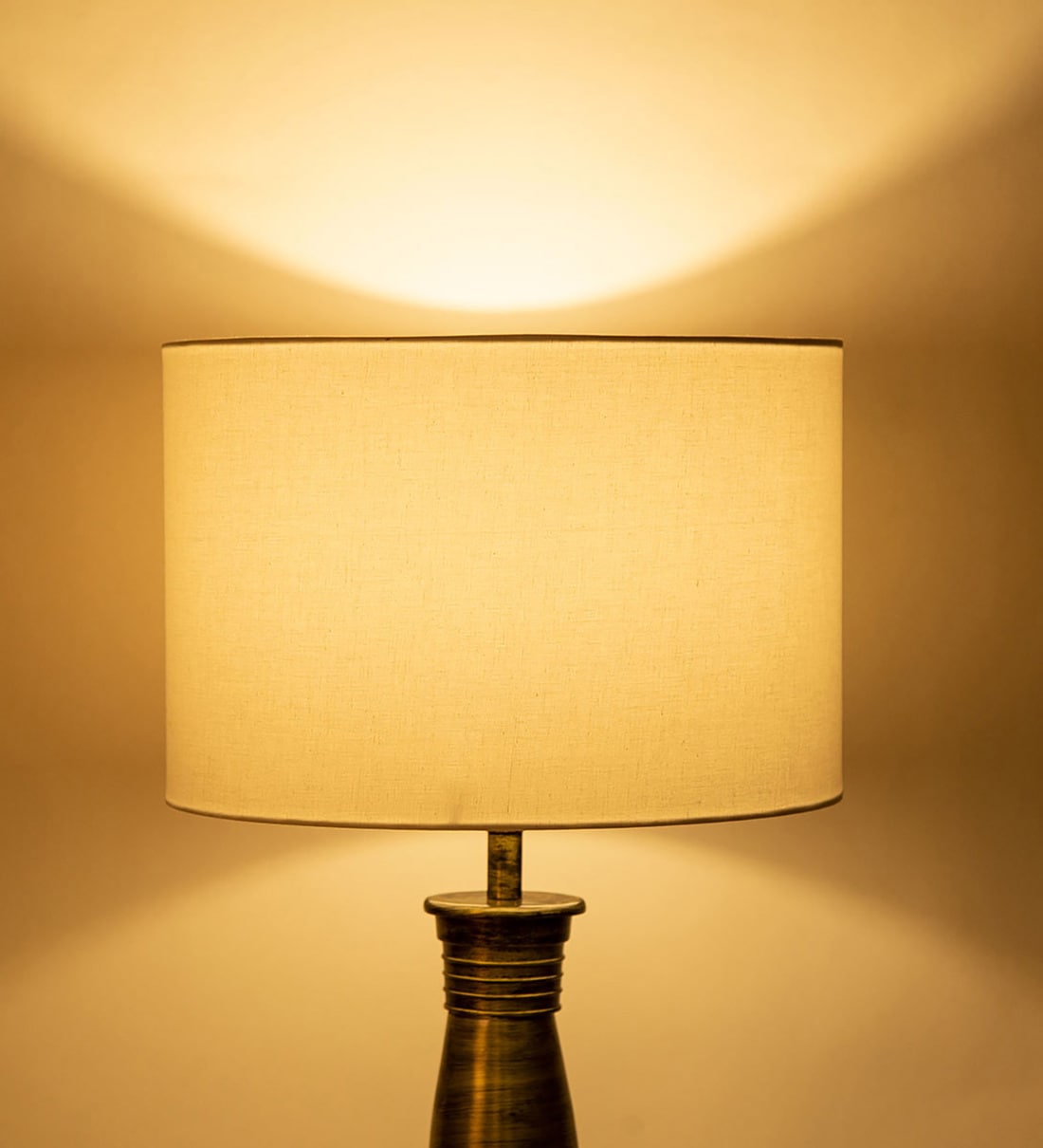 Pearl Ivory Cotton Cylindrical Lampshade