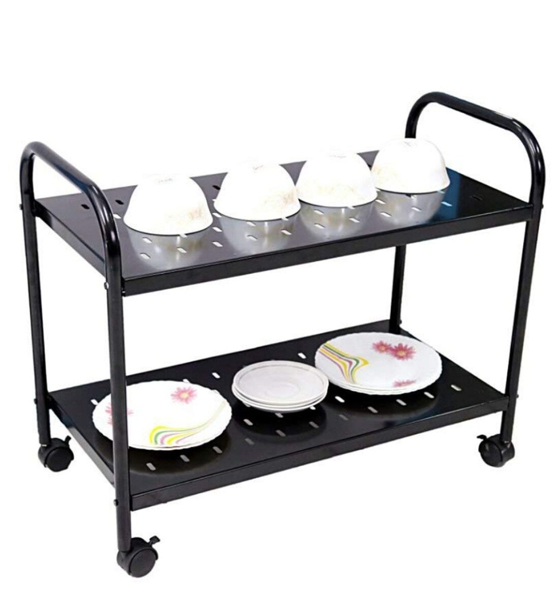 Buy 2 Tier Steel Kitchen Trolley By Peng Essentials Online Kitchen