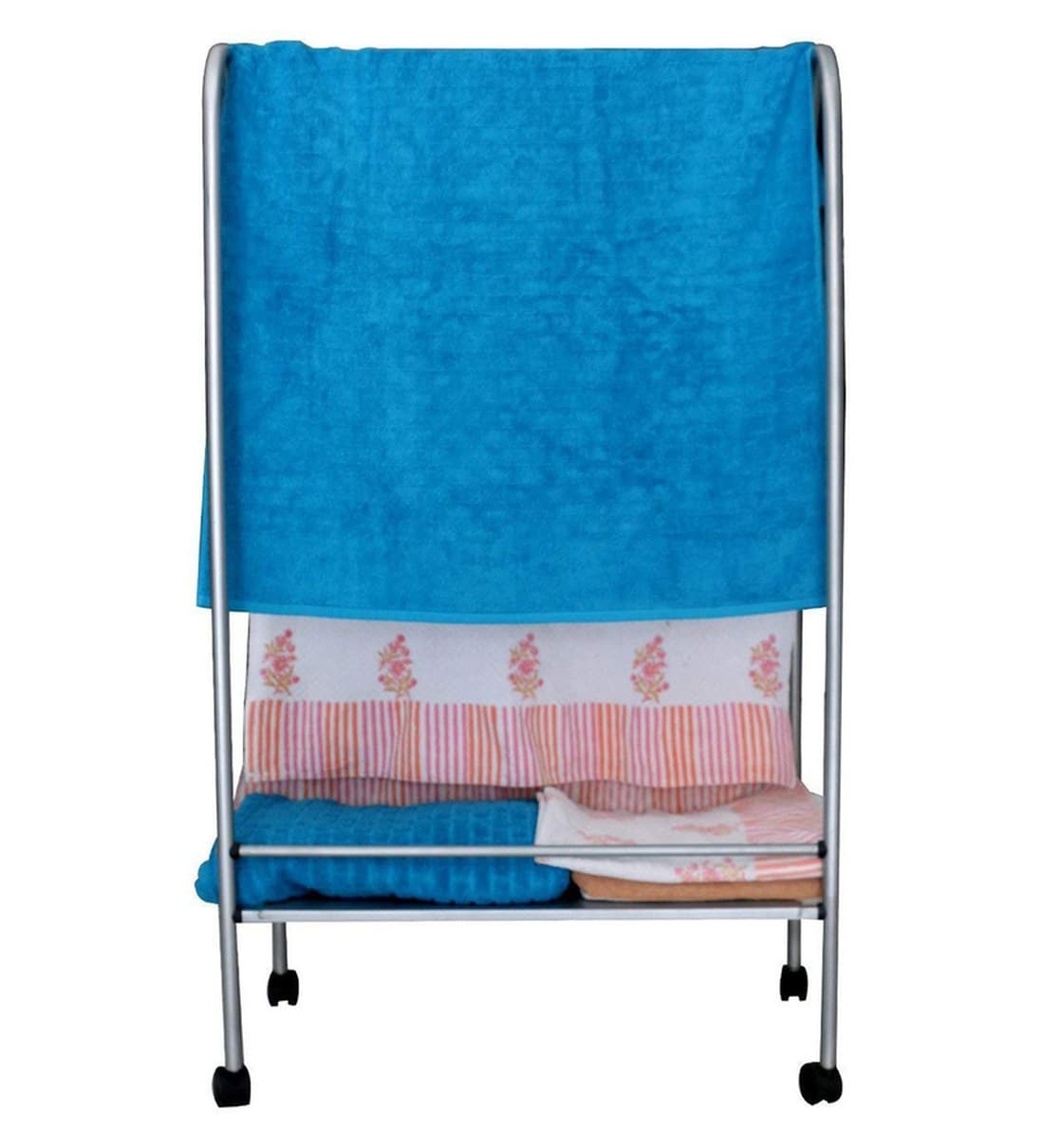 Buy Steel Floor Rested Cloth Drying Stand (Length 25) by Peng