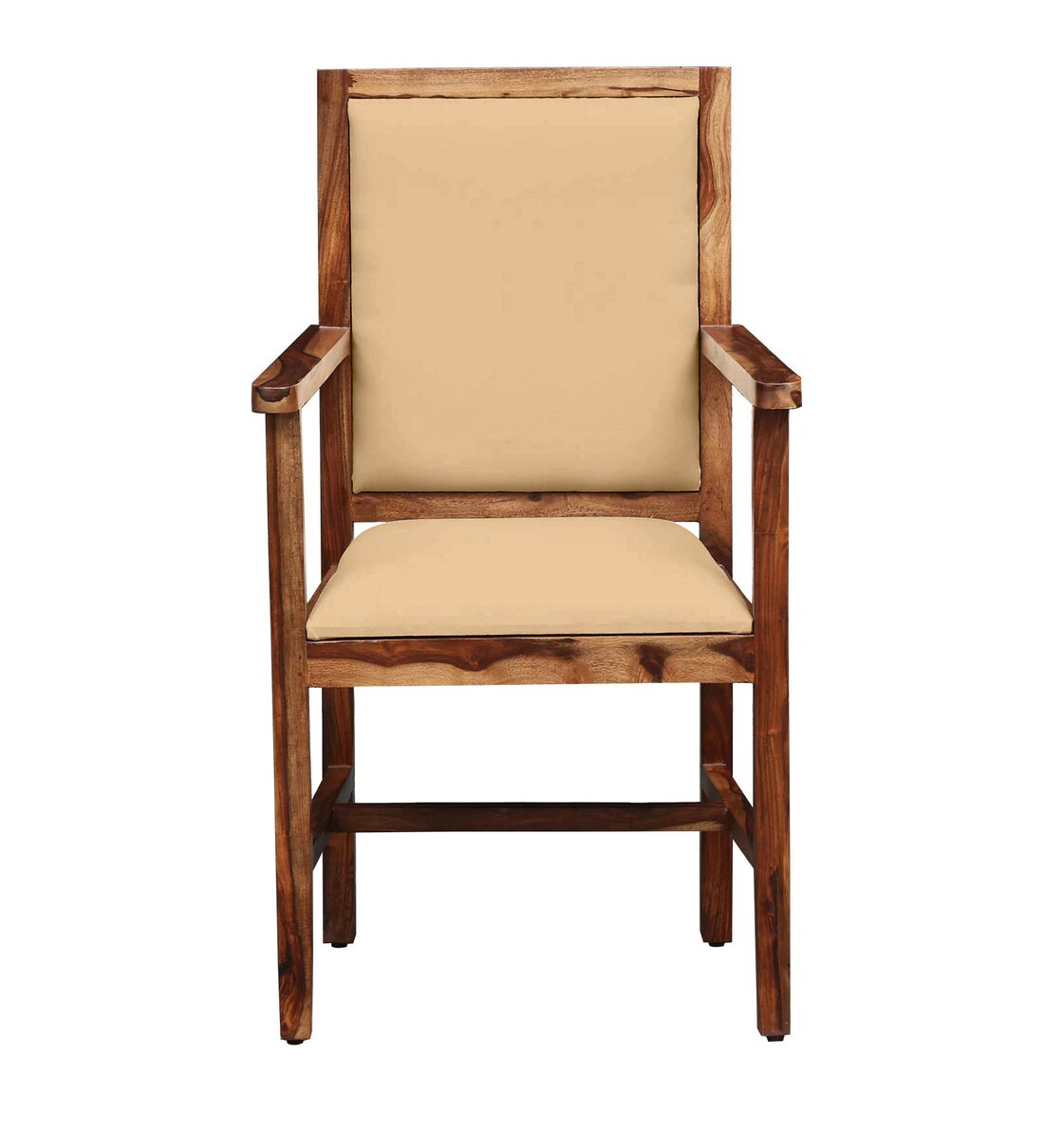 Buy Peshtigo Solid Wood Armchair in Rustic Teak Finish Woodsworth By