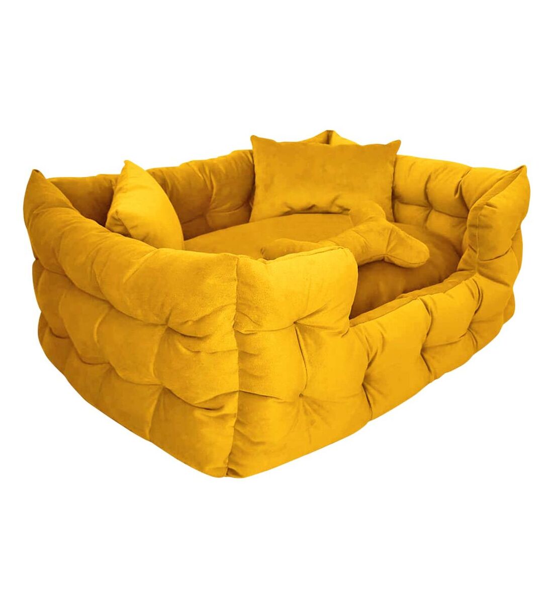 Buy Large Pet Bed In Yellow Colour By Hiputee Online Dog Beds Dog Beds Pets Pepperfry