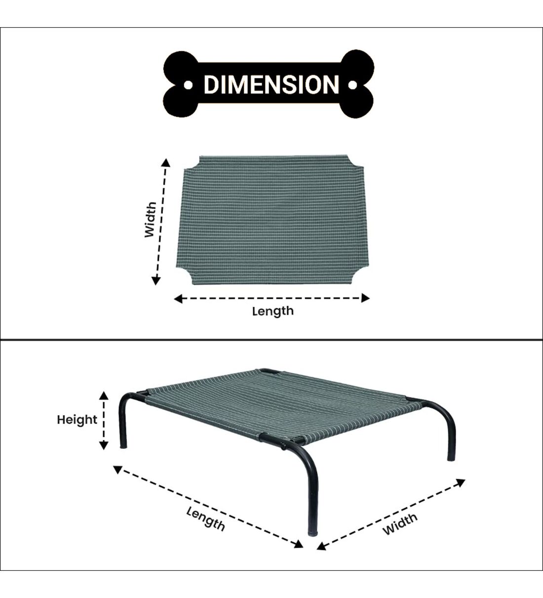 Buy Large Pet Bed In Green Colour By Hiputee Online Dog Beds Dog Beds Pets Pepperfry Product