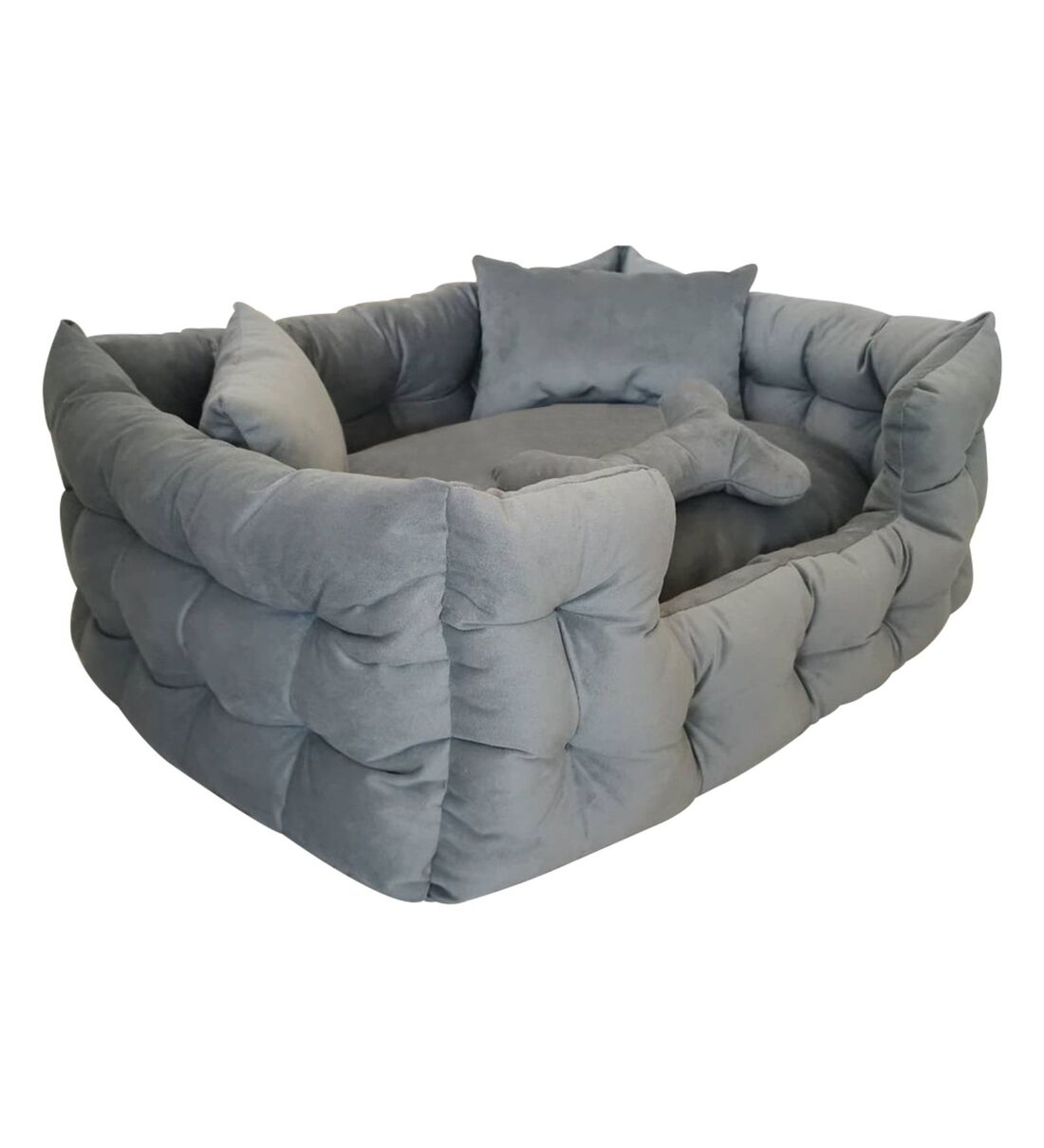 Buy Large Pet Bed In Grey Colour By Hiputee Online Dog Beds Dog