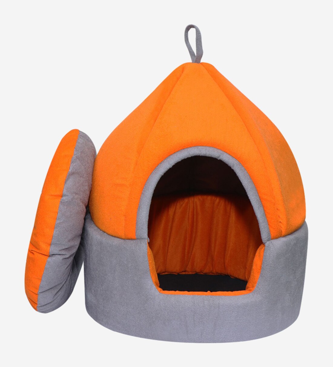 Buy Small Pet Hut In Orange & Grey Colour By Hiputee Online - Cat Beds ...