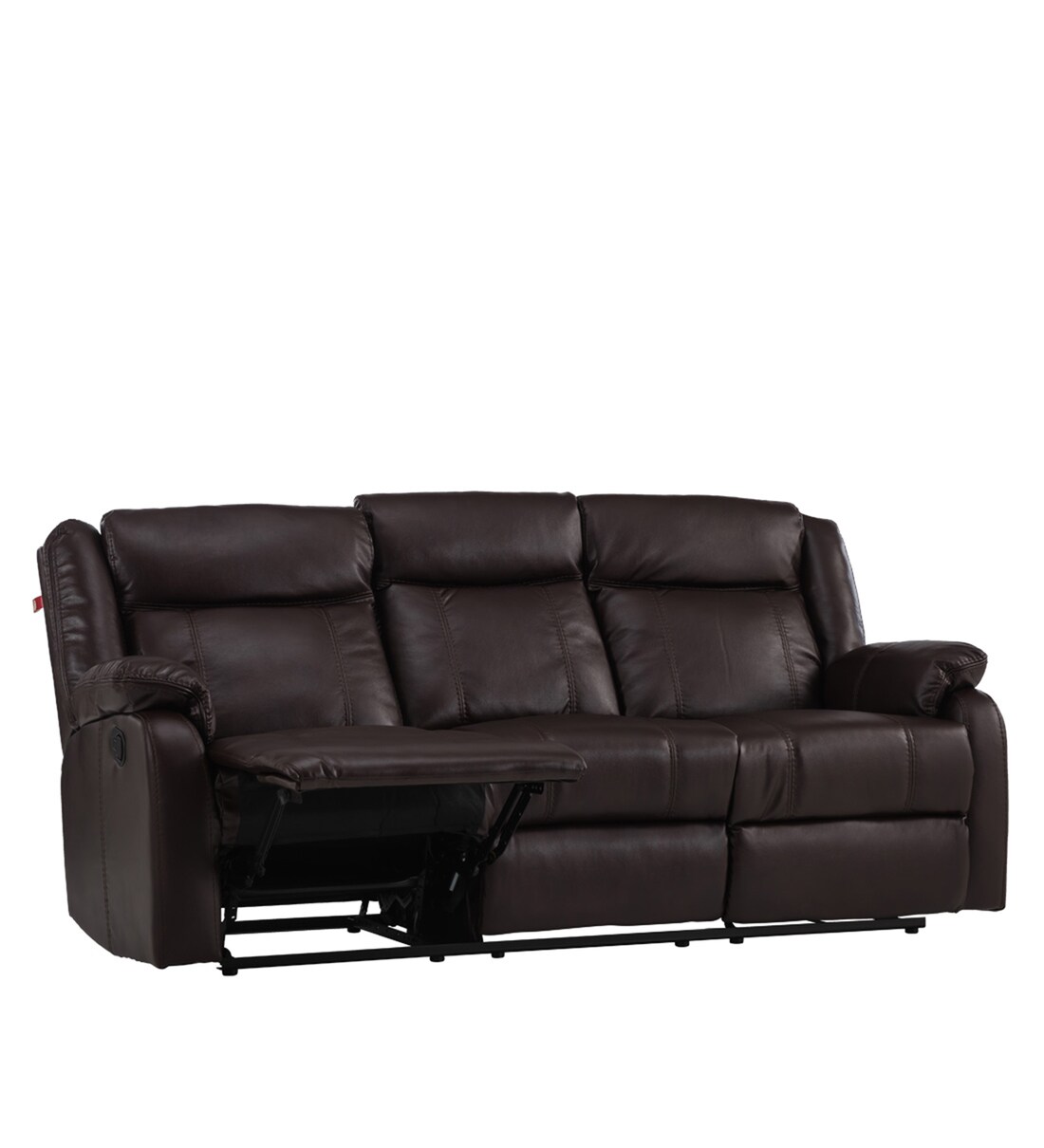 Buy Peter 3 Seater Recliner in Chocolate Brown Colour by Durian Online Manual 3 Seater