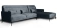 Pearl LHS 3 Seater Sofa with Lounger in Grey Colour