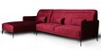 Pearl RHS 3 Seater Sofa with Lounger in Red Colour