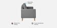 Pedro  Fabric 2 Seater Sofa In Grey Colour
