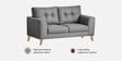 Pedro  Fabric 2 Seater Sofa In Grey Colour