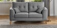 Pedro  Fabric 2 Seater Sofa In Grey Colour