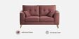Pedro  Velvet 2 Seater Sofa In Wine Colour